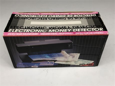 ELECTRONIC MONEY DETECTOR NEW IN BOX MD-188