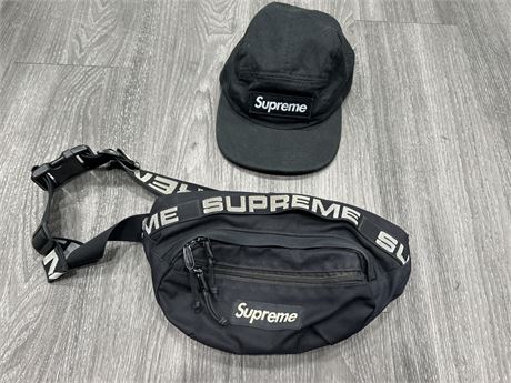 SUPREME 5 PANEL HAT & WAIST BAG