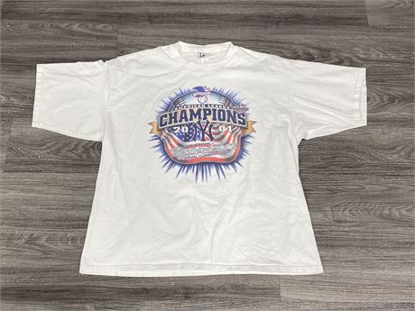 2001 NEW YORK YANKEES AMERICAN LEAGUE CHAMPIONS - SIZE 2XL