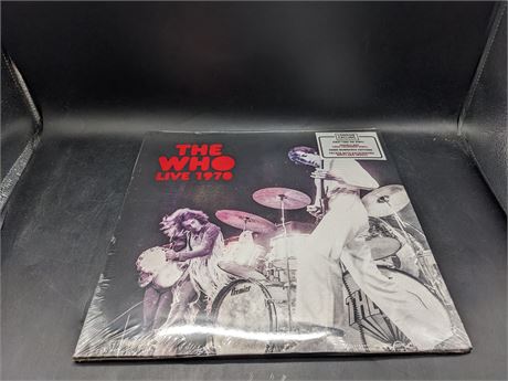 THE WHO - LIVE 1970 - DOUBLE RED COLORED VINYL