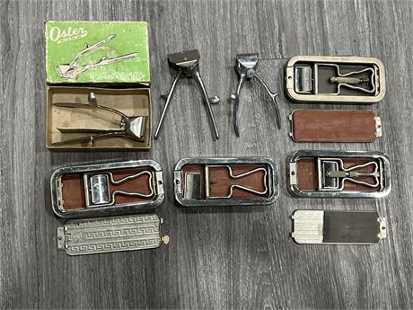 LOT OF VINTAGE RAZORS / CLIPPERS