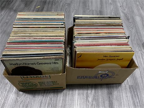 2 BOXES OF MISC. RECORDS