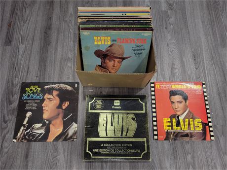 28 ELVIS RECORDS (Scratched)