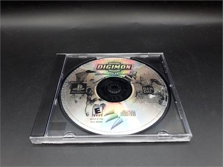 DIGIMON WORLD 2 - DISC ONLY - EXCELLENT CONDITION - PLAYSTATION ONE
