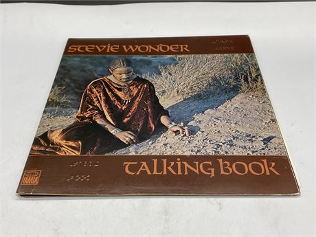 STEVIE WONDER - TALKING BOOK BRAIL COVER W/ GATE FOLD - NEAR MINT (NM)