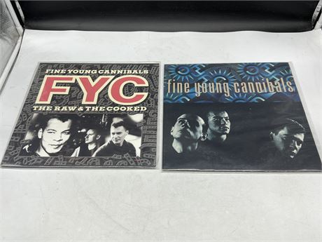 2 FINE YOUNG CANIBALS RECORDS - NEAR MINT (NM)