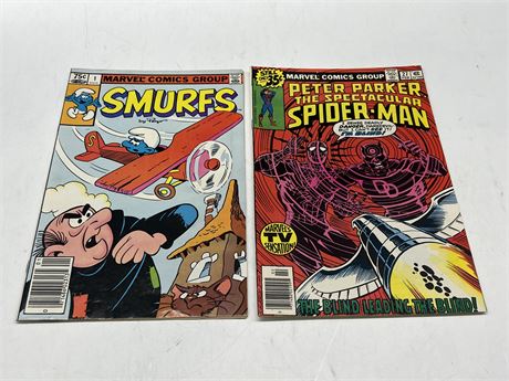 SMURFS #1 & PETER PARKER THE SPECTACULAR SPIDER-MAN #27
