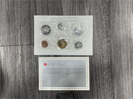 1989 UNCIRCULATED ROYAL CANADIAN MINT COIN SET