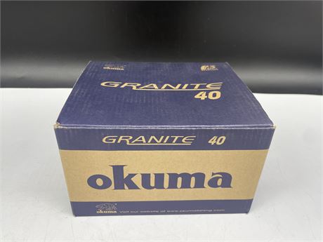 NEW OKUMA GRANITE 40 SPINNING REEL