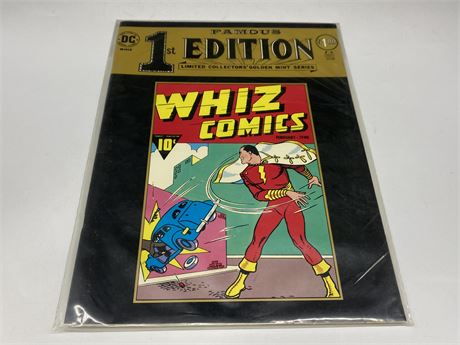 LARGE COMIC FAMOUS FIRST EDITION WHIZ COMICS