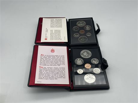 1979 & 1975 ROYAL CANADIAN MINT COIN SETS