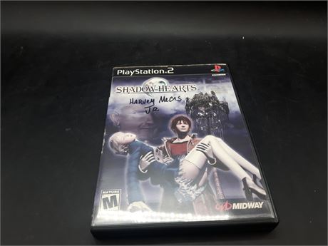 SHADOW HEARTS - DISC MINT CONDITION - PS2