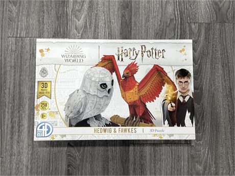 NEW HARRY POTTER HEDWIG & FAWKES 3D PUZZLE