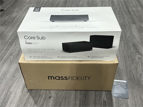 BRAND NEW CORE SUB BY MASS FIDELITY - WIRELESS SUB FOR THE CORE SYSTEM