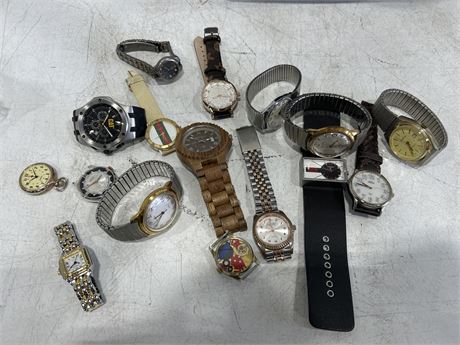 MISC. WATCH LOT - CONDITION VARIES