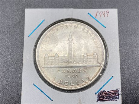 1939 CANADIAN SILVER DOLLAR