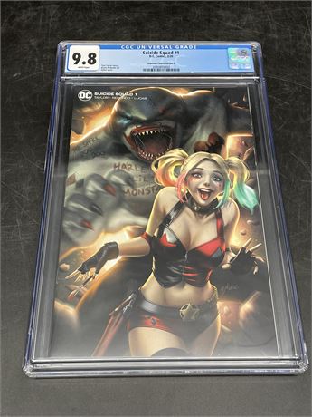 CGC GRADED 9.8 SUICIDE SQUAD #1 (EXCLUSIVE VARIANT COVER)