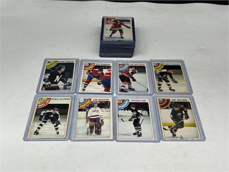 (35) 1978 OPC NHL CARDS IN TOPLOADERS