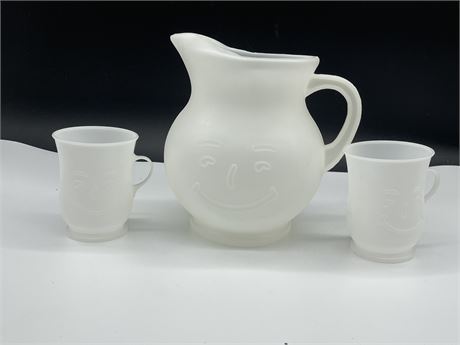 VINTAGE NEW COOL-AID PICTURE + 2 CUPS