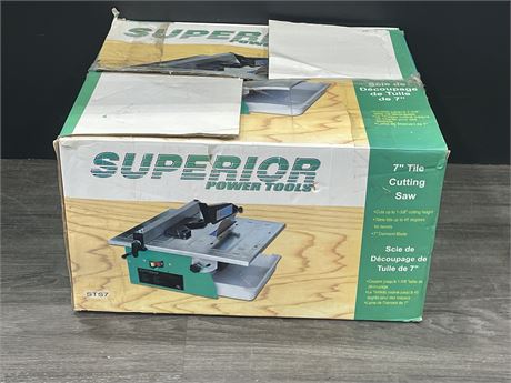 Urban Auctions - SUPERIOR 7” TILE CUTTING SAW