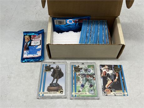 1990 ACTION PACKED ALL MADDEN TEAM COMPLETE SET - 58 CARDS