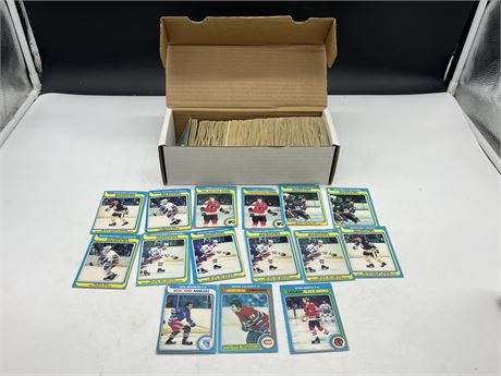BOX OF 1979 OPC NHL CARDS - NO GRETZKY