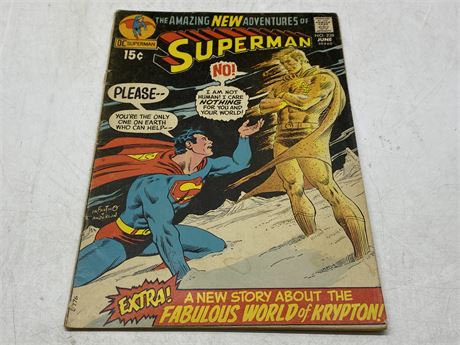 SUPERMAN #238 (PARTIALLY DETACHED COVER)