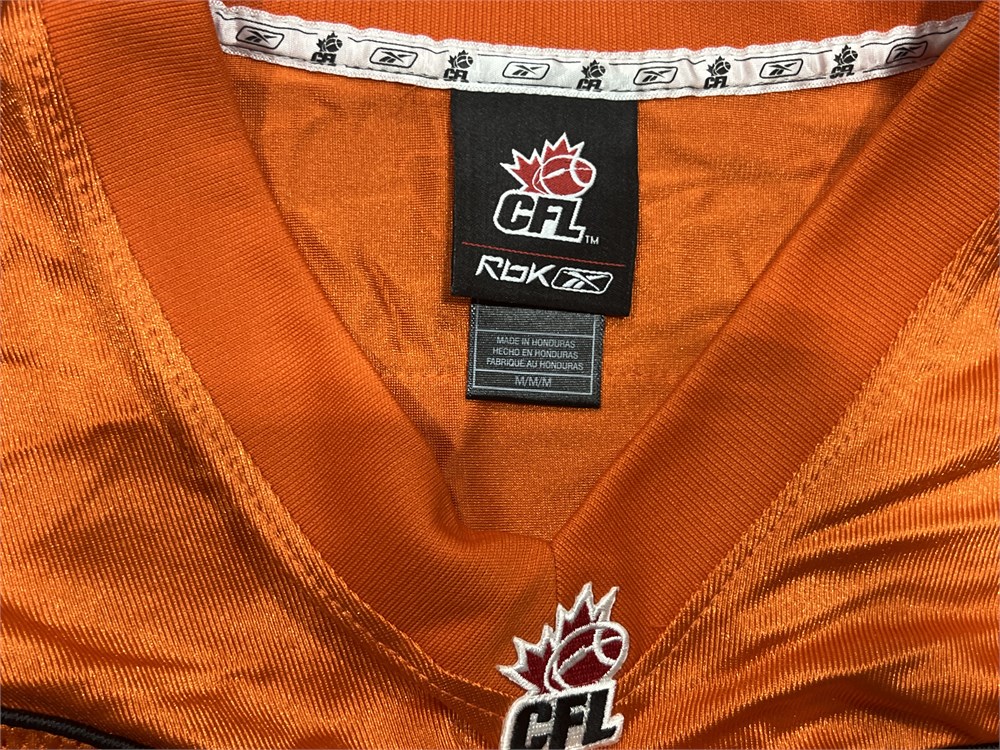 Urban Auctions - BC LIONS JERSEY SIZE M & SCARF