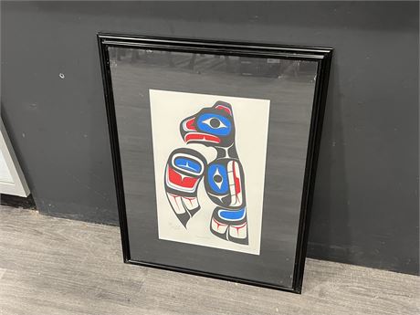 NUMBERED / SIGNED INDIGENOUS PRINT “THUNDERBIRD” BY TUCK REID (19.5”x25.5”)