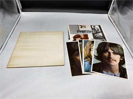 BEATLES - WHITE ALBUM (Comes w/poster & pictures) - (VG+)