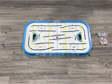 NEW HOCKEY TABLE - MISSING GOAL POSTS (PLASTIC COVERING STILL ON)