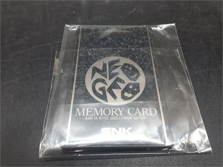 NEO GEO ORIGINAL MEMORY CARD - VERY GOOD CONDITION