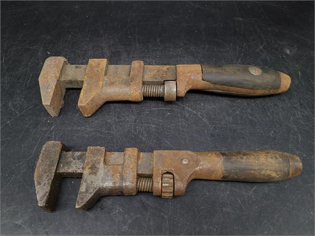 2 ANTIQUE WRENCHES