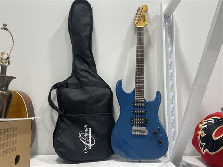 NED OSCAR SCHMIDT OX SERIES GUITAR IN GIG BAG WITH ACCESSORIES