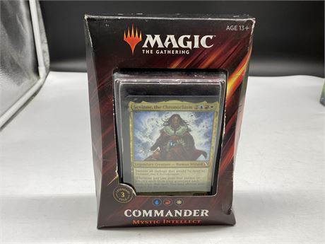 SEALED MAGIC COMMANDER MYSTIC INTELLECT CARD BOX