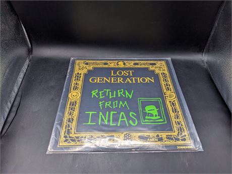 LOST GENERATIONS - RETURN FROM INCAS (VG+) VERY GOOD PLUS CONDITION - VINYL