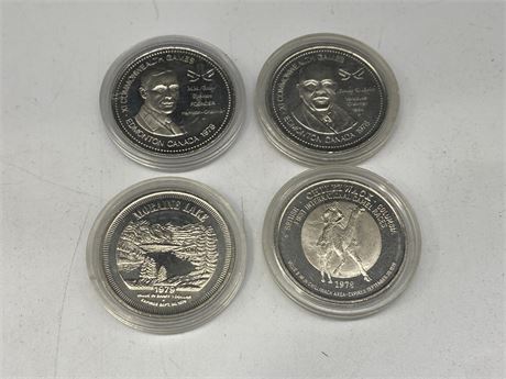 4 CANADIAN COLLECTABLE DOLLARS