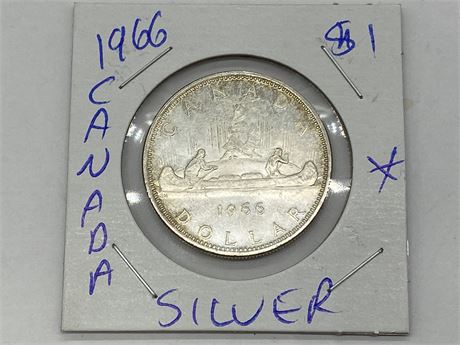 1966 CANADA SILVER DOLLAR
