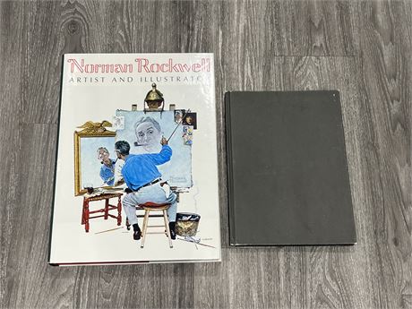 2 NORMAN ROCKWELL BOOKS (Largest is 13”x17”)