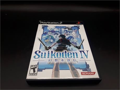 SUIKODEN IV - VERY GOOD CONDITION - PS2