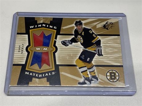 CAM NEELY MULTI COLOUR JERSEY CARD - 2006/07 UD SPX