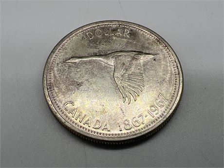 1967 SILVER CENTENNIAL CDN DOLLAR