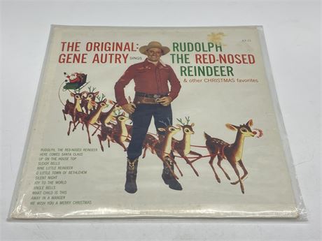 SEALED GENE AUTRY SINGS RUDOLPH THE RED-NOSED REINDEER & CHRISTMAS FAVORITE