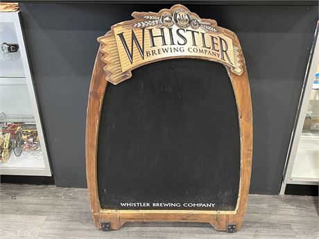 WHISTLER BREWING COMPANY CHALKBOARD 27”x42”
