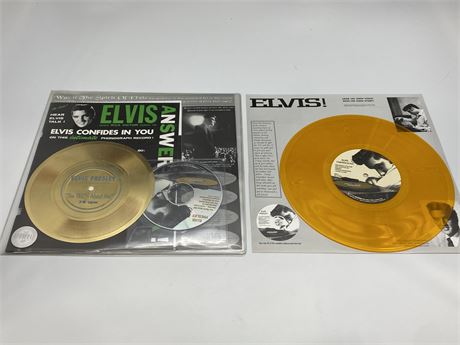 ELVIS - THE TRUTH ABOUT ME (Yellow vinyl, CD) - MINT CONDITION