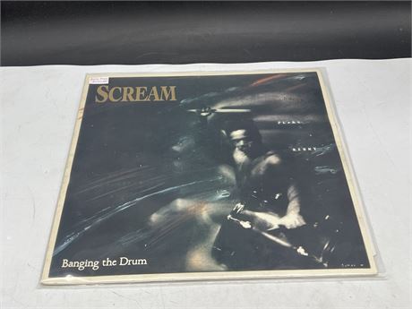 RARE FRANCE PRESSING - 1987 SCREAM - BANGING THE DRUM - EXCELLENT (E)