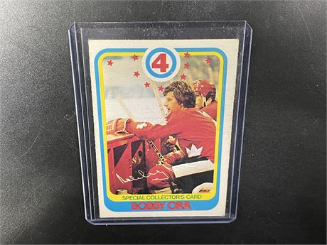 BOBBY ORR SPECIAL COLLECTORS CARD