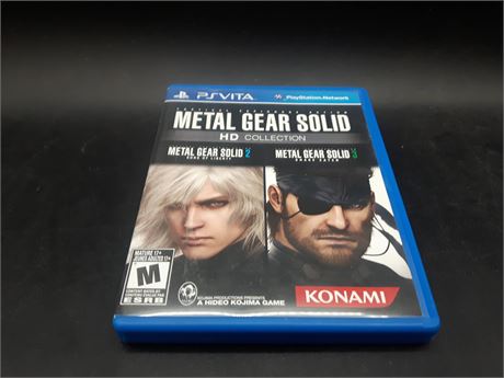 METAL GEAR SOLID HD COLLECTION - EXCELLENT CONDITION - PS VITA
