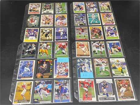36 MISC NFL CARDS (Includes 18 rookies)