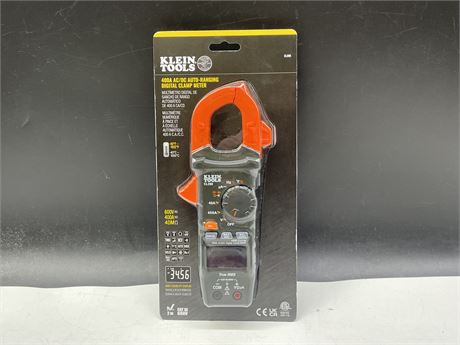 (NEW) KLEIN TOOLS 400A AC/DC AUTO-RANGING DIGITAL CLAMP METER